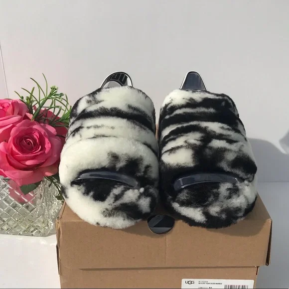 UGG | Shoes | Ugg Fluff Yeah Slide Marble | Poshmark